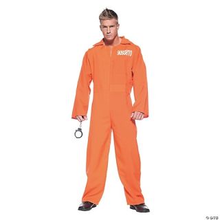 Men's Orange Prison Jumpsuit