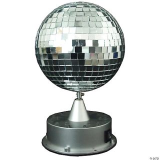 Mirror Ball with LED  Base