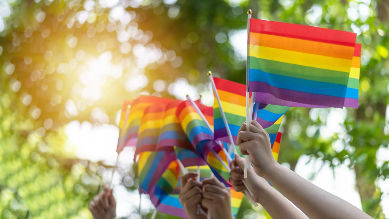 L.A. Pride Flags